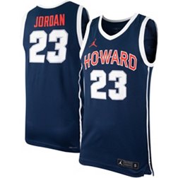 Jordan Men's Howard Bison Michael Jordan #23 Blue Dri-FIT Replica Basketball Jersey