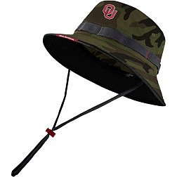 Nike Men's Oklahoma Sooners Camo Dry Football Sideline Bucket Hat