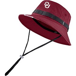 Nike Men's Oklahoma Sooners Crimson Dry Football Sideline Bucket Hat