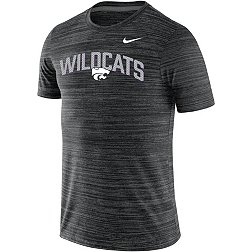 Nike Men's Kansas State Wildcats Black Dri-FIT Velocity Legend Football Sideline Team Issue T-Shirt