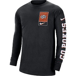 Nike Men's Oklahoma State Cowboys Black Max90 Long Sleeve T-Shirt