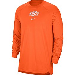 Nike Men's Oklahoma State Cowboys Orange Spotlight Basketball Dri-FIT Long Sleeve T-Shirt