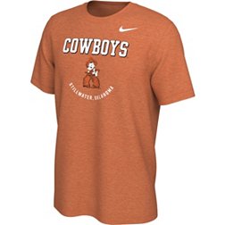 Nike Men's Oklahoma State Cowboys Orange Dri-FIT Graphic Tri-Blend T-Shirt