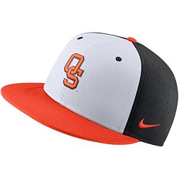 Nike Men's Oklahoma State Cowboys White Aero True Baseball Fitted Hat