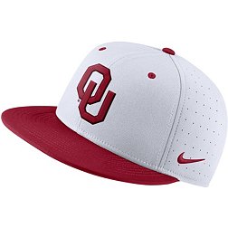 Nike Men's Oklahoma Sooners White Aero True Baseball Fitted Hat