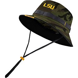 Nike Men's LSU Tigers Camo Dry Football Sideline Bucket Hat