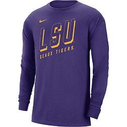 Nike Men's LSU Tigers Purple Max90 Geaux Tigers Long Sleeve T-Shirt