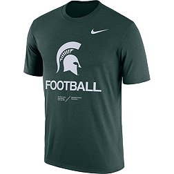 Nike Men's Michigan State Spartans Green Dri-FIT Football Legend T-Shirt