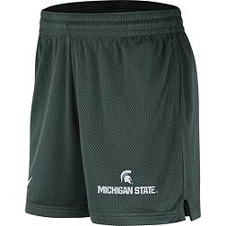 Nike Men's Michigan State Spartans Green Dri-FIT Knit Mesh Shorts