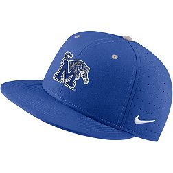 Nike Men's Memphis Tigers Blue Aero True Baseball Fitted Hat