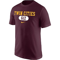 Nike Men's Minnesota Golden Gophers Maroon Twin Cities 612 Area Code T-Shirt