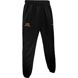 Nike Men's Minnesota Golden Gophers Black Dri-FIT Spotlight Basketball Fleece Pants