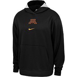 Nike Men's Minnesota Golden Gophers Black Spotlight Basketball Dri-FIT Pullover Hoodie