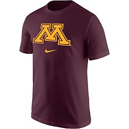 Nike Men's Minnesota Golden Gophers Maroon Core Cotton T-Shirt