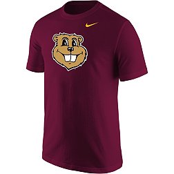 Nike Men's Minnesota Golden Gophers Maroon Goldy Face Cotton T-Shirt
