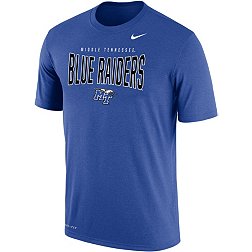 Nike Men's Middle Tennessee State Blue Raiders Blue Dri-FIT Cotton T-Shirt