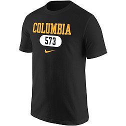 Nike Men's Missouri Tigers Black Columbia 573 Area Code T-Shirt