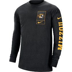 Nike Men's Missouri Tigers Black Max90 Long Sleeve T-Shirt