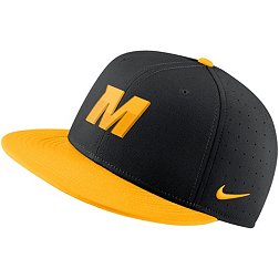 Nike Men's Missouri Tigers Black Aero True Baseball Fitted Hat