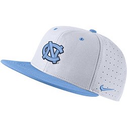 Nike Men's North Carolina Tar Heels White Aero True Baseball Fitted Hat