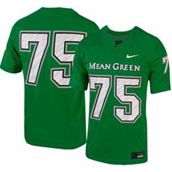 Nike Men's North Texas Mean Green #75 Green Untouchable Game Football Jersey