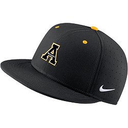 Nike Men's Appalachian State Mountaineers Black Aero True Baseball Fitted Hat