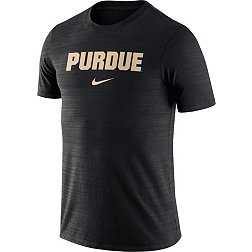 Nike Men's Purdue Boilermakers Black Dri-FIT Velocity Legend Team Issue T-Shirt