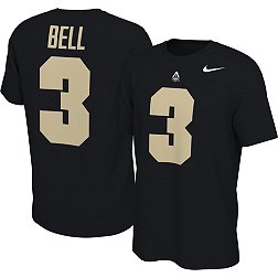 Nike Men's Purdue Boilermakers David Bell #3 Black Football Jersey T-Shirt