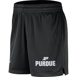 Nike Men's Purdue Boilermakers Black Dri-FIT Knit Mesh Shorts