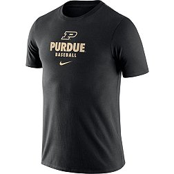 Nike Men's Purdue Boilermakers Black Dri-FIT Legend Baseball T-Shirt