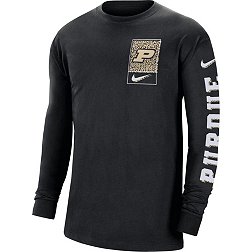 Nike Men's Purdue Boilermakers Black Max90 Long Sleeve T-Shirt