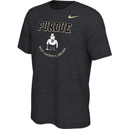 Nike Men's Purdue Boilermakers Black Dri-FIT Graphic Tri-Blend T-Shirt