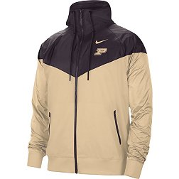 Nike Men's Purdue Boilermakers Old Gold Windrunner Jacket