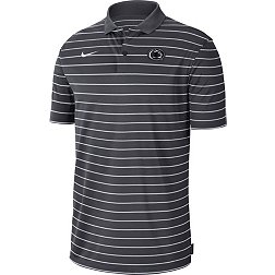 Nike Men's Penn State Nittany Lions Grey Football Sideline Victory Dri-FIT Polo