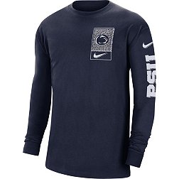 Nike Men's Penn State Nittany Lions Blue Max90 Long Sleeve T-Shirt