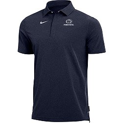Nike Men's Penn State Nittany Lions Blue Football Coach Dri-FIT Polo