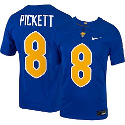 Nike Men's Pitt Panthers Kenny Pickett #8 Blue Untouchable Game Football Jersey