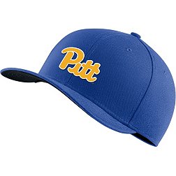 Nike Men's Pitt Panthers Blue Swoosh Flex Stretch Fit Hat