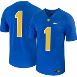 Nike Men's Pitt Panthers #1 Blue Untouchable Game Football Jersey