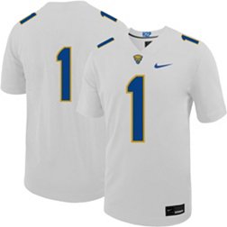 Nike Men's Pitt Panthers #1 White Untouchable Game Football Jersey