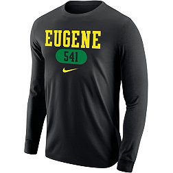 Nike Men's Oregon Ducks Black Eugene 541 Area Code Long Sleeve T-Shirt