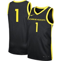 Nike Men's Oregon Ducks #1 Black Dri-FIT Replica Basketball Jersey