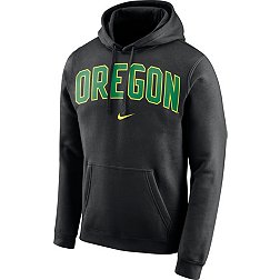 Nike Men's Oregon Ducks Black Club Arch Pullover Fleece Hoodie