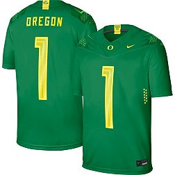 Nike Men's Oregon Ducks #1 Green Dri-FIT Game Football Jersey