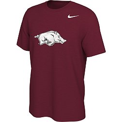 Nike Men's Arkansas Razorbacks Cardinal Gloss Logo Basketball T-Shirt