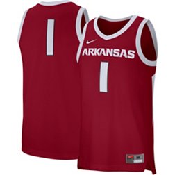 Nike Men's Arkansas Razorbacks #1 Cardinal Replica Basketball Jersey
