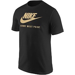 Nike Men's Army West Point Black Knights Army Black Core Cotton Futura T-Shirt