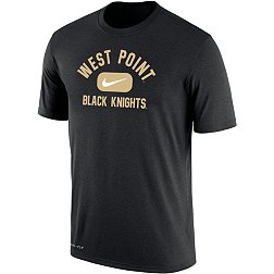 Nike Men's Army West Point Black Knights Army Black Dri-FIT Cotton Swoosh in Pill T-Shirt