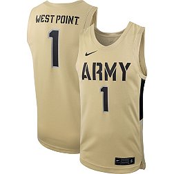Nike Men's Army West Point Black Knights # USMA Gold Replica Basketball Jersey