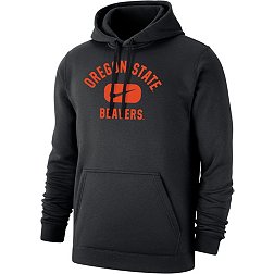 Nike Men's Oregon State Beavers Black Club Fleece Wordmark Pullover Hoodie